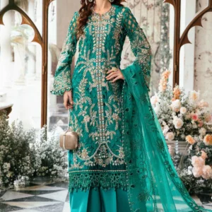 3 Piece Unstitched Embroidered Suit | BD-2806