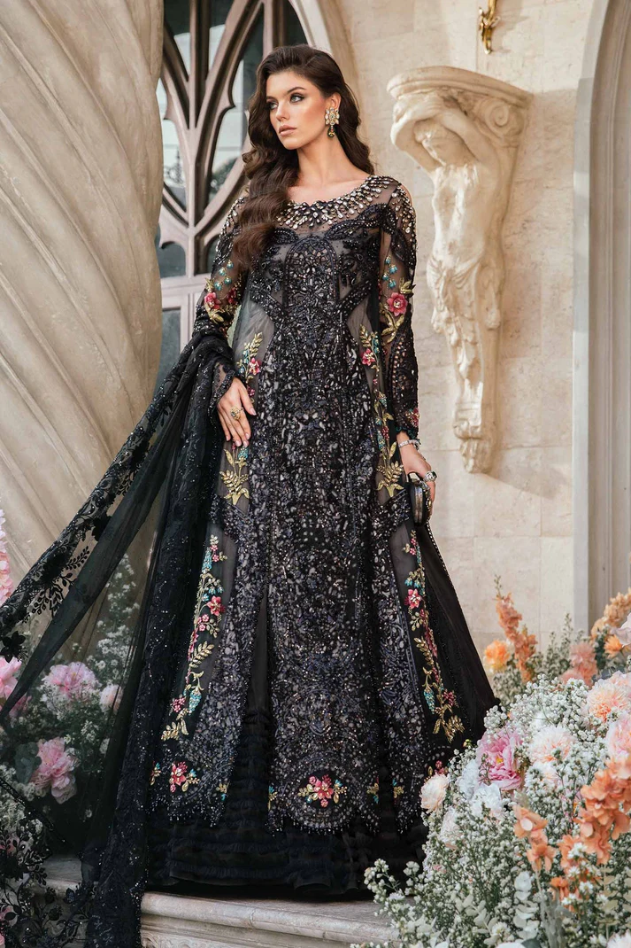 3 Piece Unstitched Embroidered Suit | BD-2802 - Image 5