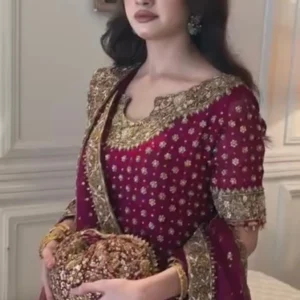 Crimson Elegance Formal Maxi