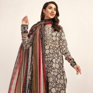 Nishat Lawn3 Piece - Printed Suit - 42201351-R
