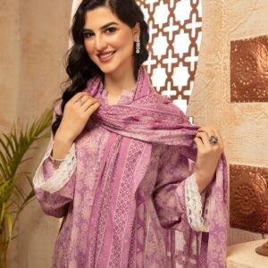 Nishat Lawn 3 Piece - Printed Suit - 42201290-R